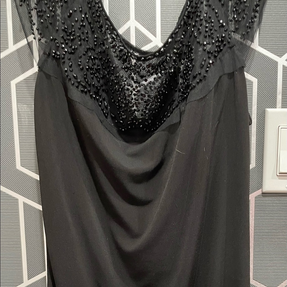 Black le château fitted XL top